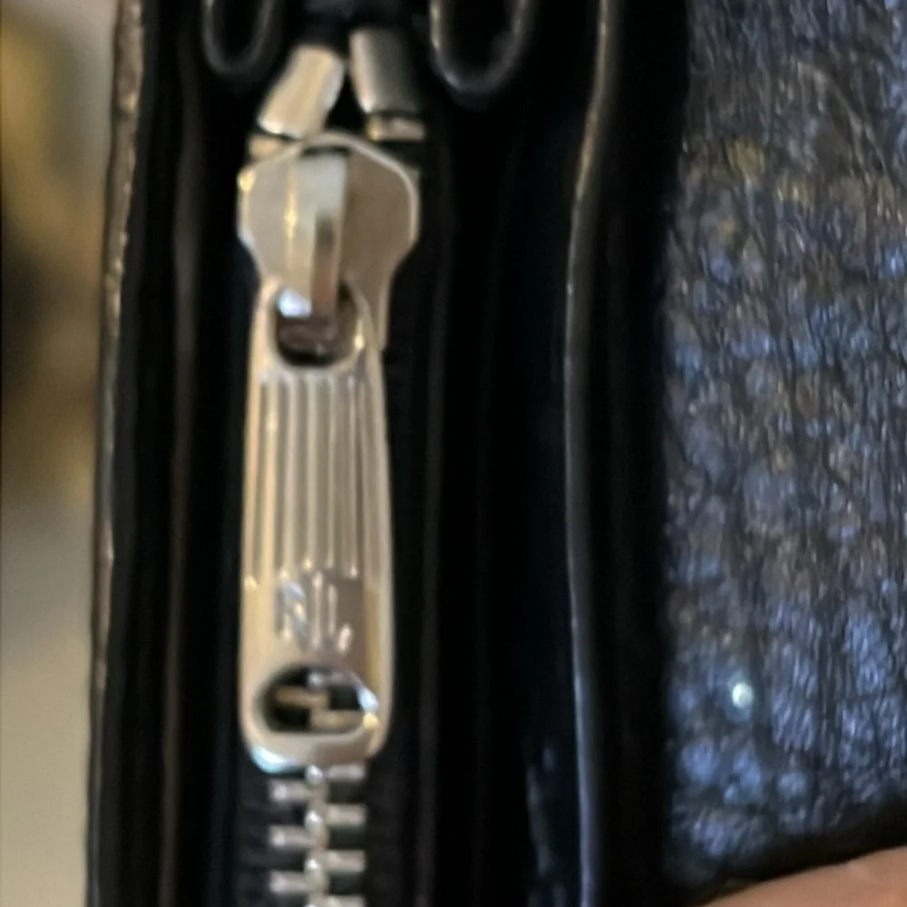Lauren Ralph Lauren black leather wallet
